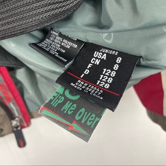 Marker boy sky snow jacket vented armpit size 8 M - Picture 7 of 10